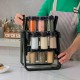 Карусель для спецій та приправ (18 баночок), з обертанням на 360 °, Spice Rack / Кухонний органайзер для зберігання приправ / Набір баночок для спецій