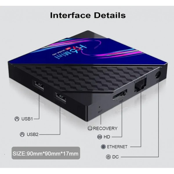 Смарт приставка TV BOX H96 2+16 Android 10.0 (40)