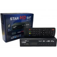 Мультимедийный ресивер T8000 T2 Star HD с DVB-T2 и USB приставка с черным пультом.
