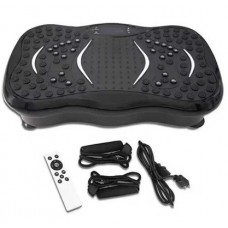 Фітнес-платформа з 2 еспандерами та пультом, до 150 кг / Тренажер з віброплатформою для вправ