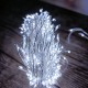 Xmas Гирлянда Мишура серебряный провод 220В пульт ДУ 8 режимов 50m 1500L white wire WW-1 (30)