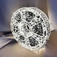 mas Гирлянда Мишура зеленый провод 220В пульт ДУ 8 режимов 50m 1500L green wire WW-1 (30)
