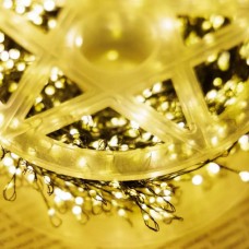 Xmas Гирлянда Мишура зеленый провод 220В пульт ДУ 8 режимов 100m 2500L green wire WW-1 (20