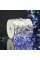XMAS Гирлянда серебряный провод таймер пульт ДУ режимы 6Вт 50M 220V+USB W-2 SILVER LINE (30