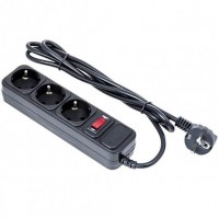Удлинитель сетевой Greelite SP3-1.8M 3 розетки 4795 черный