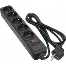 Сетевой фильтр Patron SP-1052 5 розеток 1.8 м Black (SP-1052)