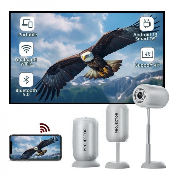 Проектор портативный (TS-6) (Android 13)
