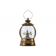 Новогодний снежный светильник-декор "Фонарь" (XHF-8005) 