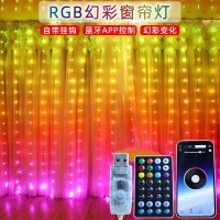 Гирлянда Штора (SFK-06) 3*3 APP Bluetooth (USB