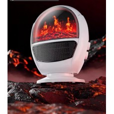 Электрический обогреватель с проекцией камина