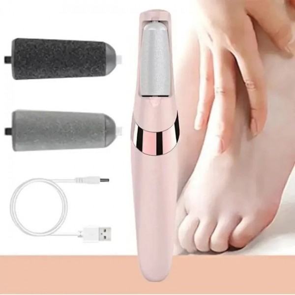 Пемза для ніг Апарат для педикюру Pretty girl flawless pedi (дві насадки)
