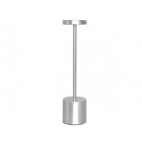 Настольная LED лампа HSY-T812-2 сенсор серебро