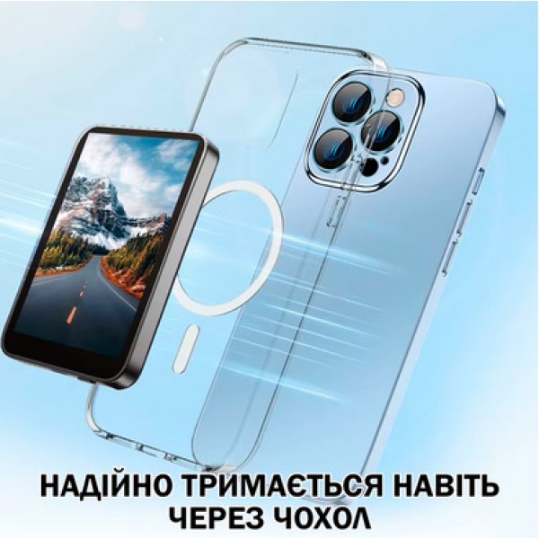  Магнитный экран с динамиками на заднюю панель телефона для селфи и блога (X40) 