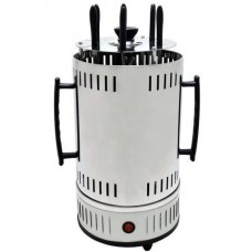 Электрошашлычница вертикальная Domotec BBQ MS-7782, нержавеющая сталь, белая