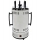 Электрошашлычница вертикальная Domotec BBQ MS-7782, нержавеющая сталь, белая