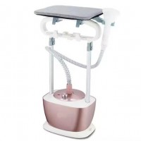 Напольный отпариватель с доской Domotec MS-3042 2000 Вт бак на 1.6 л Pink-Grey