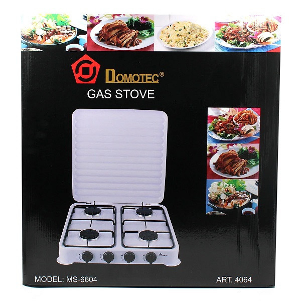 Газовая плита Domotec MS 6604 (Настольная 4 конфорки)