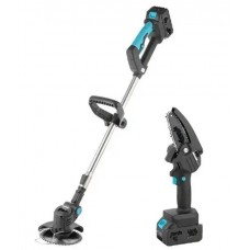 Комплект тример акумуляторний міні + пила ланцюгова KRAFFTEC КRА-808