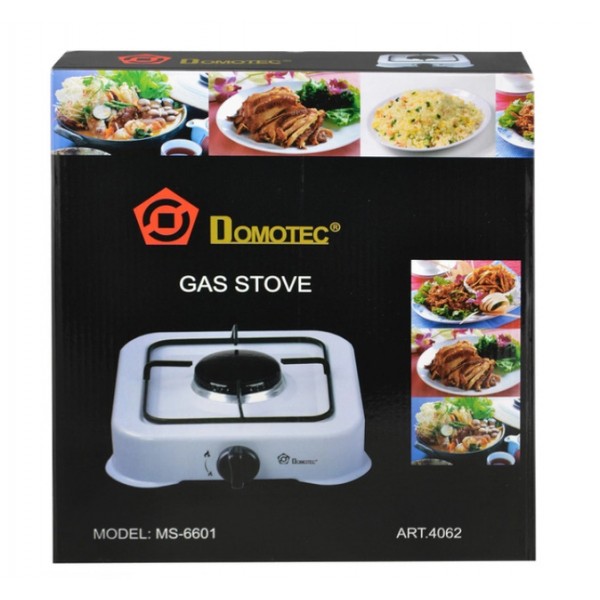 Газовая плита Domotec MS-6601 компактная 054 кВт расход газа 0130 кгч