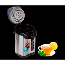 Термопот (чайник-термос) 6 л Domotec MS-6000 серебристо-черный 800W