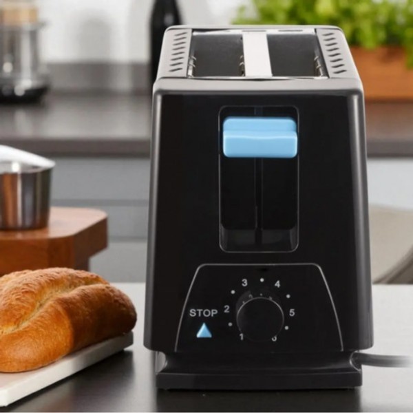 Тостер с регулировкой поджарки и съемным поддоном Domotec MS-263 600W
