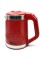 Електрочайник Domotec MS 5027 220V / 1500W з металевою колбою, червоний