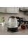 Електрочайник скляний Domotec MS-7910 1.0 л з LED-підсвічуванням 1650 Вт Чорний