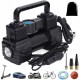 Портативный автомобильный компрессор Air Pump XL-1025 12 V с цифровым дисплеем, LED-фонариком.