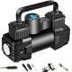 Портативный автомобильный компрессор Air Pump XL-1025 12 V с цифровым дисплеем, LED-фонариком.