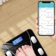 Весы напольные смарт с приложением для телефона до A-8003 Bluetooth 180 кг, Черные