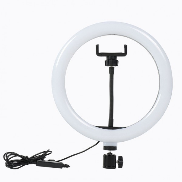 Светодиодная кольцевая Led лампа Ring Fill Light 30 cм с держателем для телефона QX-300