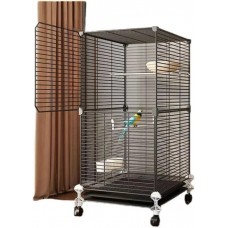 Клетка для птиц KP-82 (82/37/37см) на колёсах