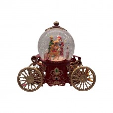 Снежный шар "Карета" с автоподдувом, LED и музыкой (SH2501)