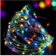 Xmas Гирлянд 30 Led 3M (Copper) Медная проволока (Капля Росы) M MULTI Работает от батареек+USB FM227