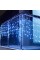 Xmas гирлянда LED 120 3.3Line Short curtain (Сосульки/Бахрома) B-1 Синяя 5Mетров Ул.+соед. Белый