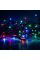 Xmas гірлянда LED 120 3.3Line Short curtain(Бульбашки/Бахрома) M-1 RGB 5М Вул.+соед.Білий