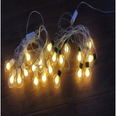 XMAS Гирлянда Штора лампочки в прозрачном шаре 5M 20 лампочек Мультицветная Multi 