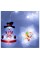 Xmas Гирлянда Штора Фигурки 3D снеговика и снежинки 3m*70cm 95L Мультицветная 