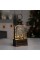 Новогодний ночник Винтажный фонарь XMAS WDL-23013E/10086 подсветка с блестками и музыкой 20,5 см