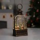 Новогодний ночник Винтажный фонарь XMAS WDL-23013E/10086 подсветка с блестками и музыкой 20,5 см