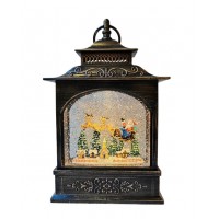 Ночник новогодний XMAS WDL-24007A «Винтажный фонарь» 25.3см