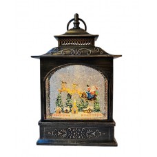 Ночник новогодний XMAS WDL-24007A «Винтажный фонарь» 25.3см