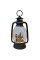 Новогодний ночник Винтажный фонарь XMAS WDL-24028D/10093 с блестками и светодиодная подсветка 27,9 см