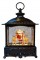 Новогодний ночник XMAS «Винтажный фонарь» WDL-24073A, 27 см, LED-подсветка с эффектом снегопада и музыкой, питание USB или батарейки, праздничный декор и подарок