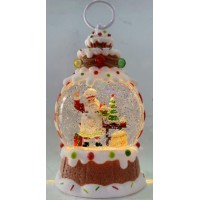Нічник новорічний XMAS WDL-25015A снігова куля "Кекс"