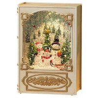 Новорічний музичний нічник-світильник XMAS WDL 24023B Різдвяна ніч