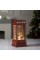 Ночник новогодний музыкальный XMAS WDL-2102B снежный шар «Телефонная будка»