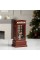 Ночник новогодний музыкальный XMAS WDL-2102B снежный шар «Телефонная будка»