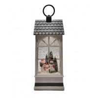 Ночник новогодний XMAS WDL-24074B снежный шар «Фонарь»