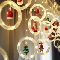 Штора Xmas Кільця з фігурами 3mх70cm 110L M Мультикольорова